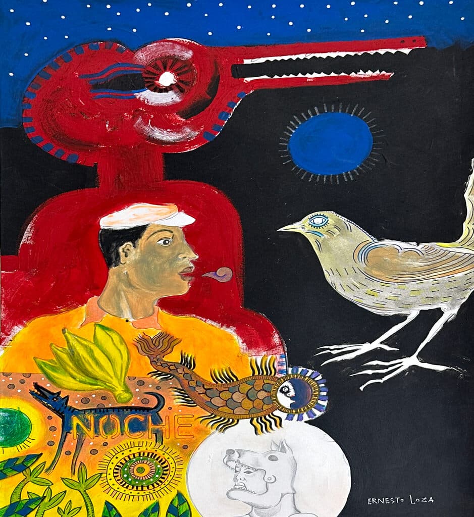 Sin título de Ernesto Loza - Mixed Media on paper, 2020s