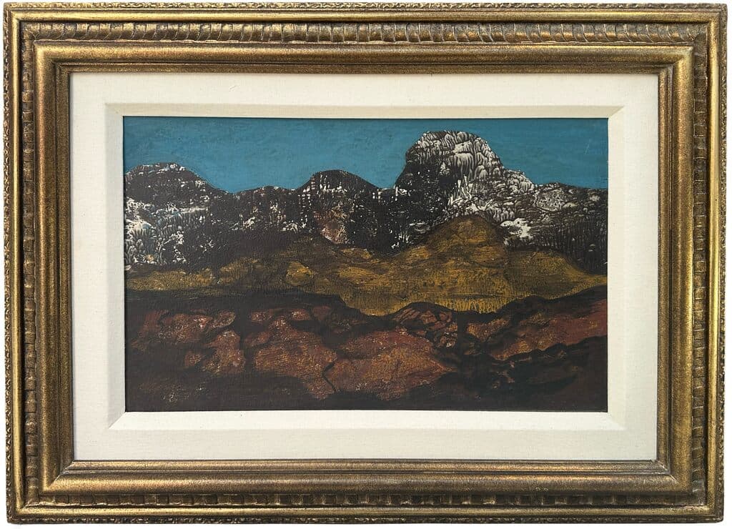 Untitled, Mountain de Guillermo Ceniceros - Mixed media on board