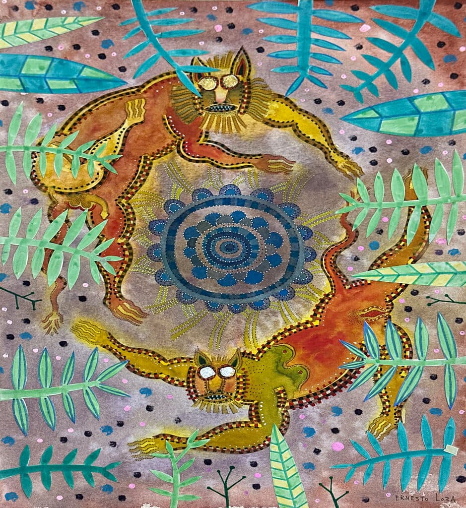 Sin título de Ernesto Loza - Mixed Media on paper, 2020s