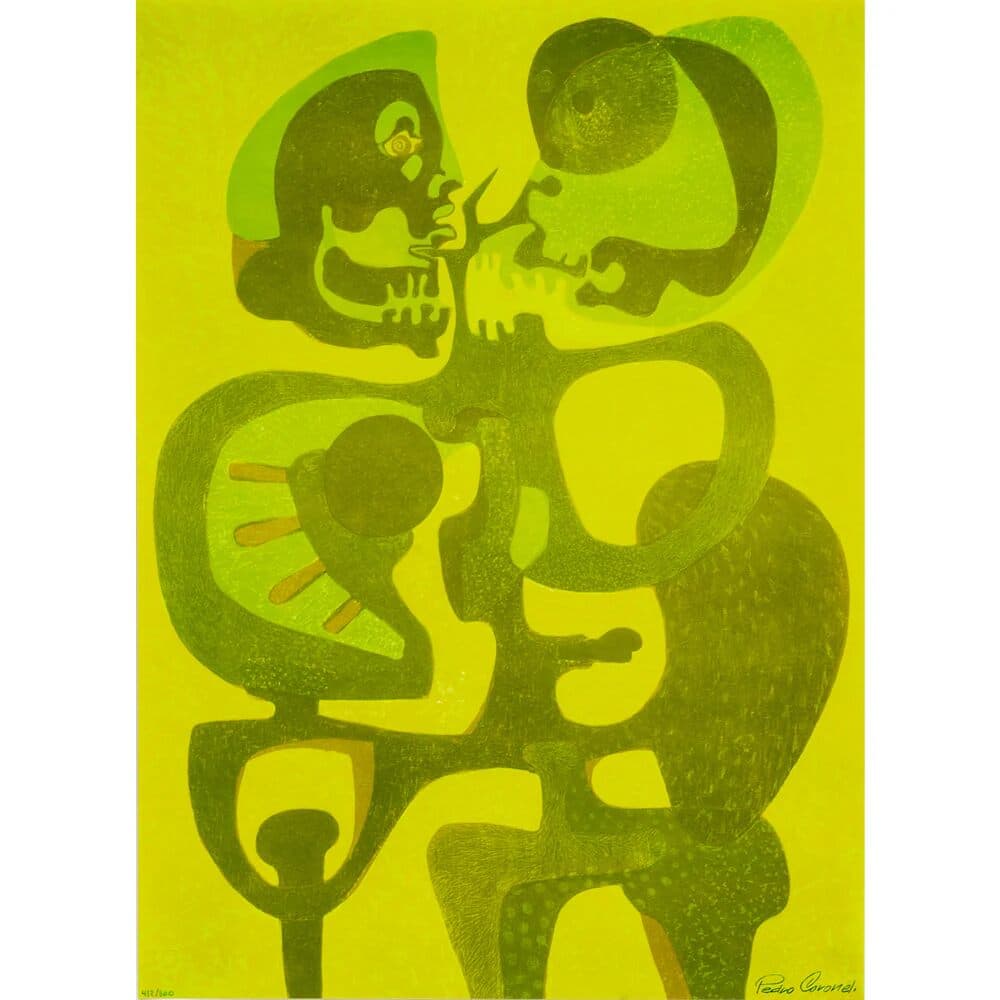 Amante Solar de Pedro Coronel - Silkscreen