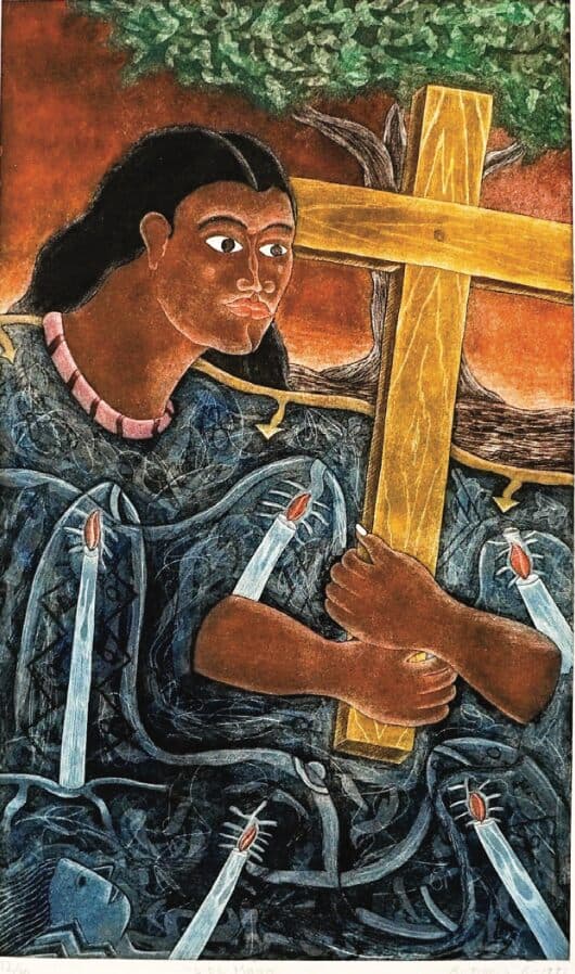 5 de Mayo de Enrique Flores - Engraving and Aquatint, 1992