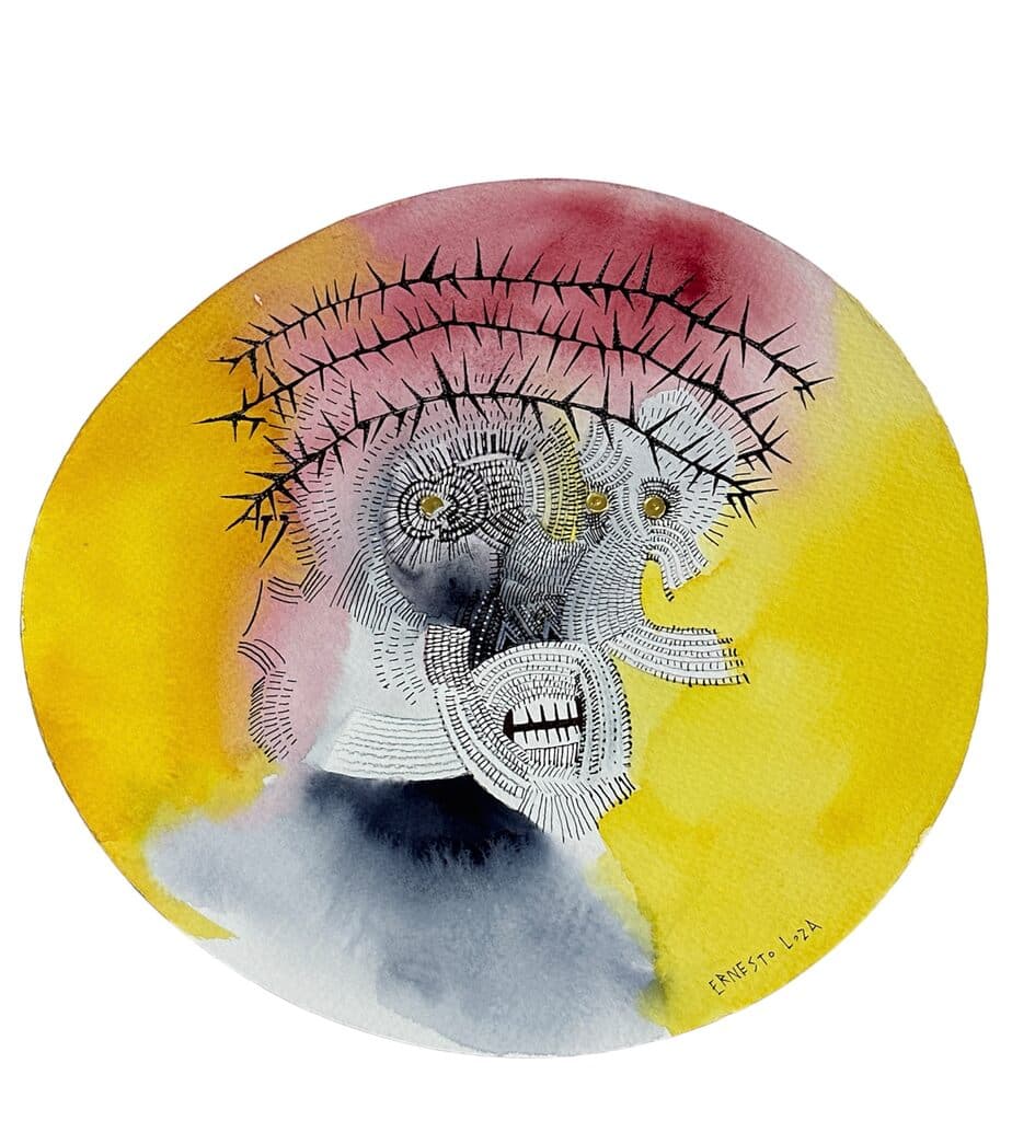 Sin título de Ernesto Loza - Mixed Media on paper, 2020s
