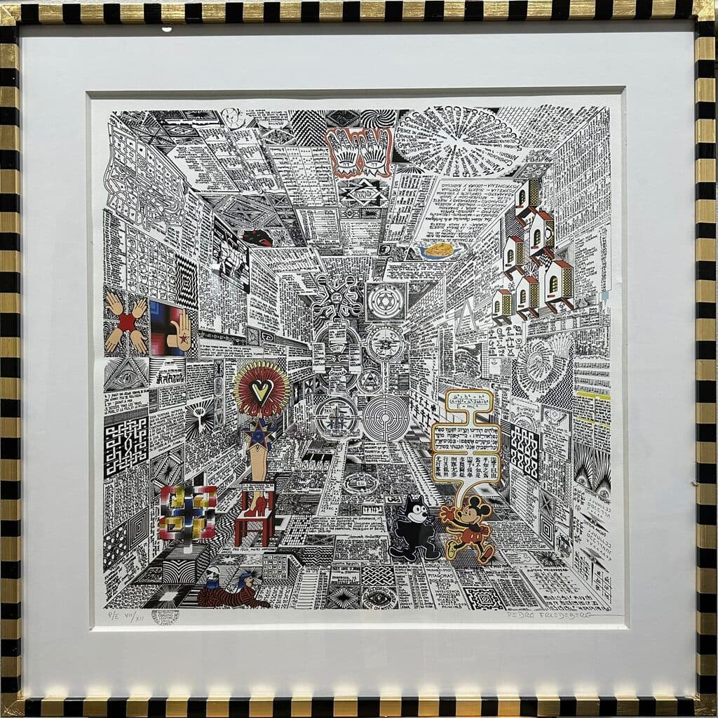Codice Miguelito l de Pedro Friedeberg - Silkscreen, 1980s-2000s