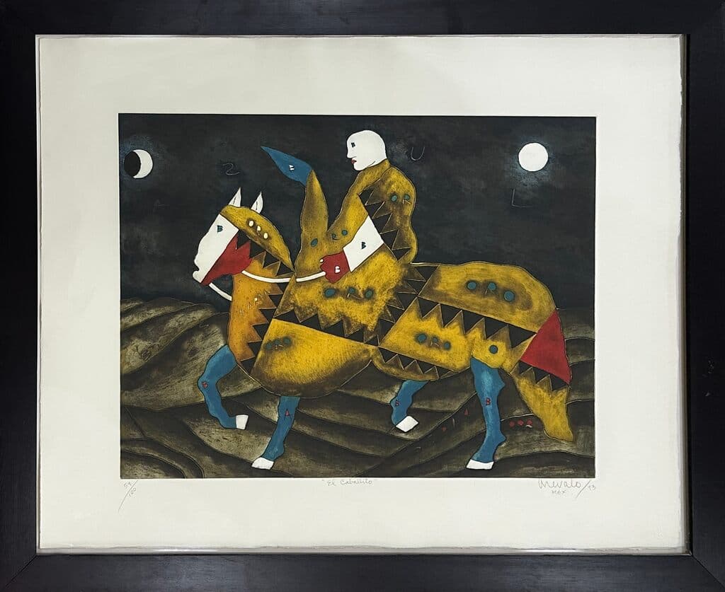 El Caballito de Javier Arevalo - Lithograph, 1990s