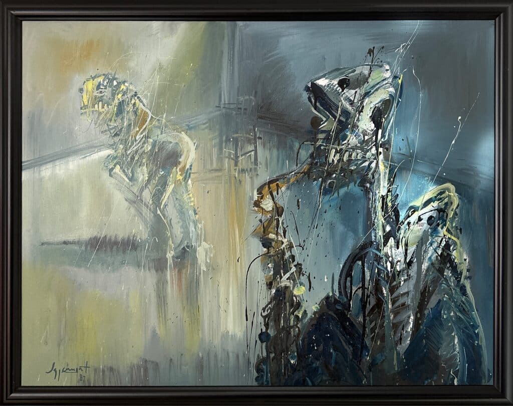 Sin título de Jazzamoart - Oil on canvas, 1987