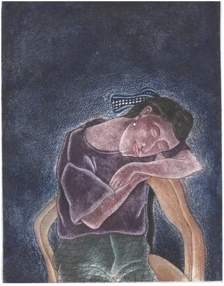 Sin título de Enrique Flores - Engraving, 1990