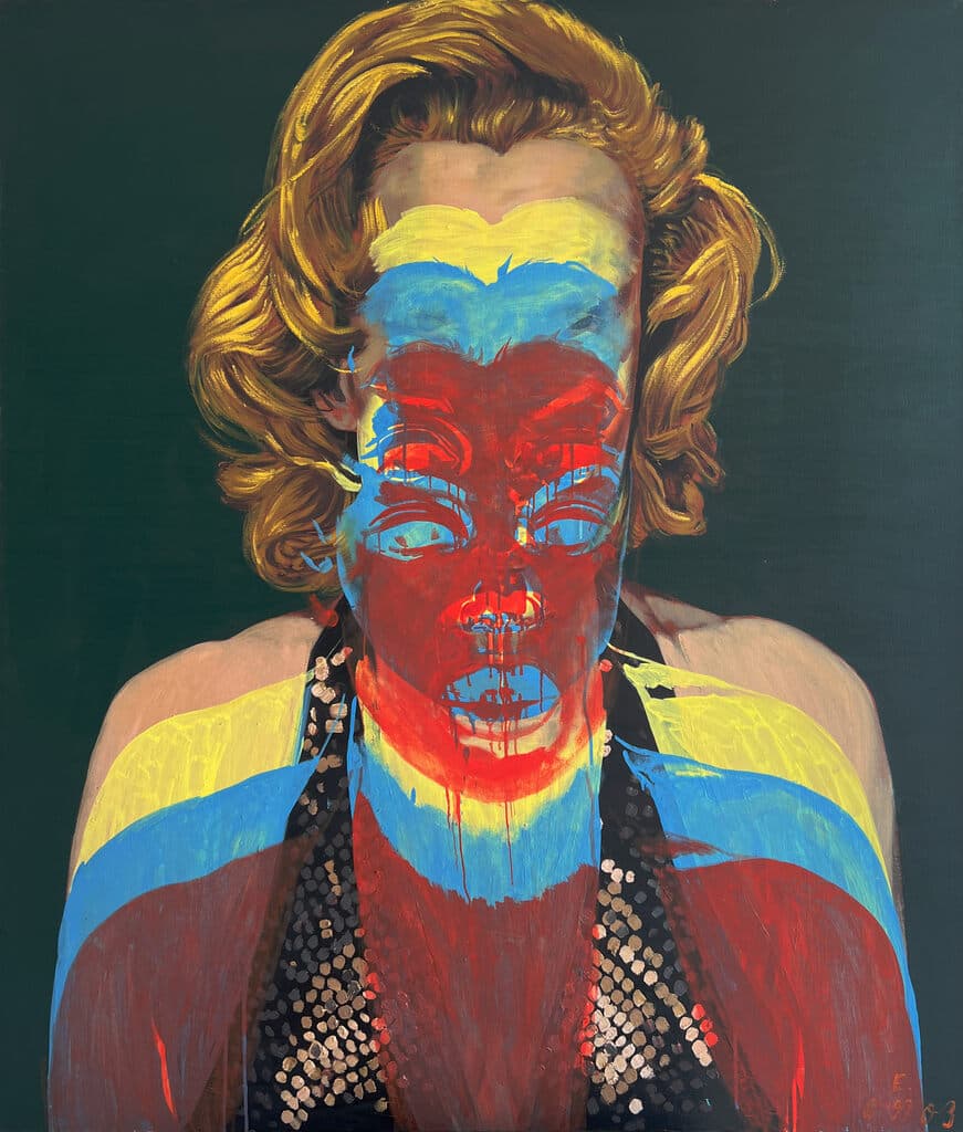 Marilyn Monroe de Enrique Oroz - Oil on canvas, 2022