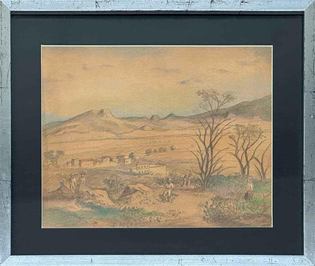 Untitled de José Chávez Morado - Mixed media on paper, 1970