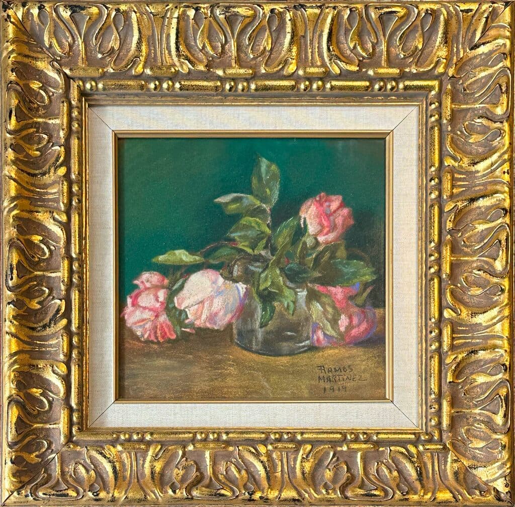 Flores de Alfredo Ramos Martínez - Pastel on paper, 1919