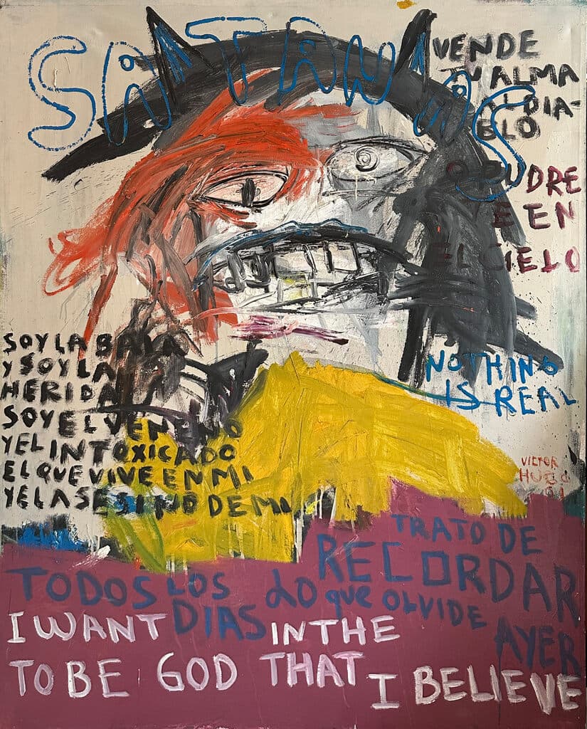 Satanas de Víctor Hugo Pérez - Oil on canvas, 2001