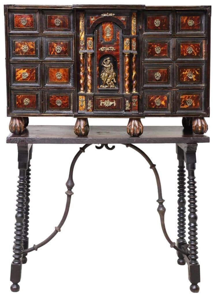 Italian bargueno / Papelera de Unknown Artist - Wood, Spain siglo XIX