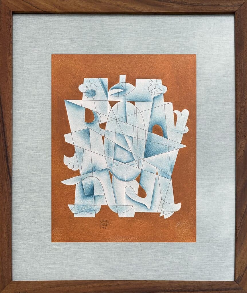Personajes de Carlos Merida - Mixed media on paper, 1967