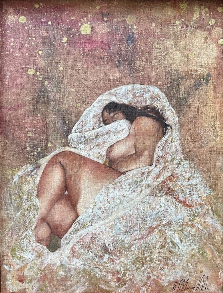 Desnudo de Waldo Saavedra - Oil on canvas, 2023