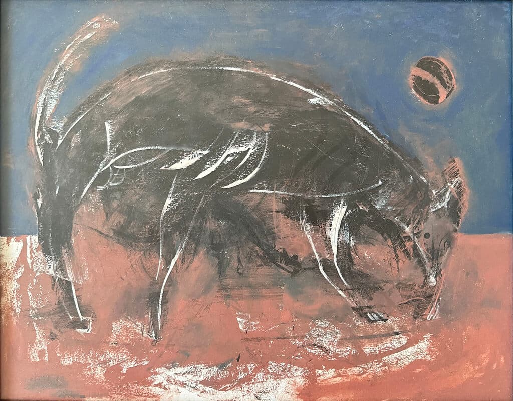 Armadillo de Dario Sandoval - Mixed Media, 2022