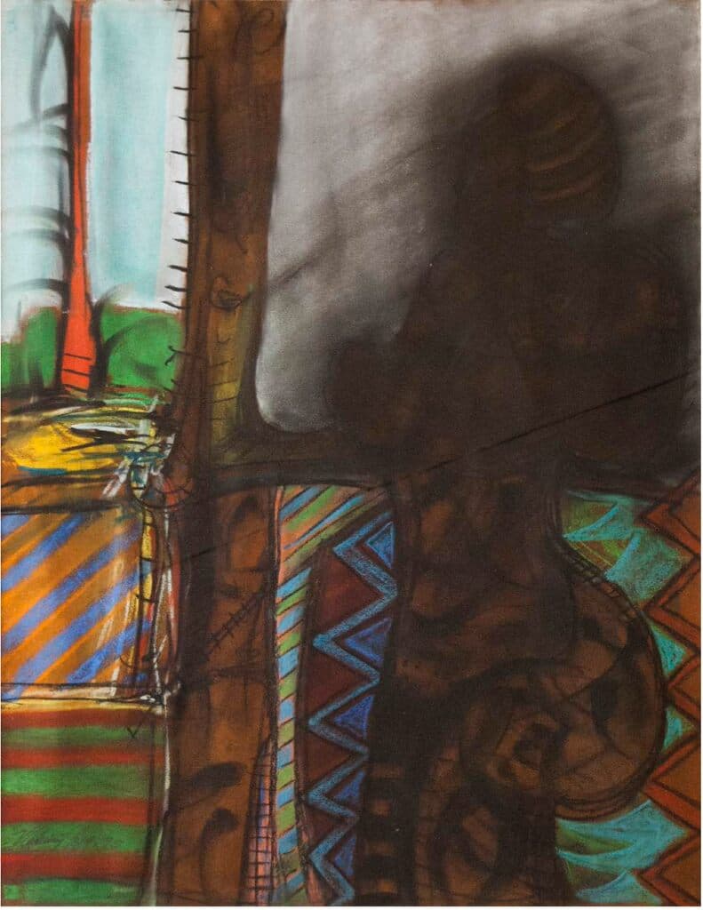 Sin título de Vladimir Cora - Pastel on paper, 1995
