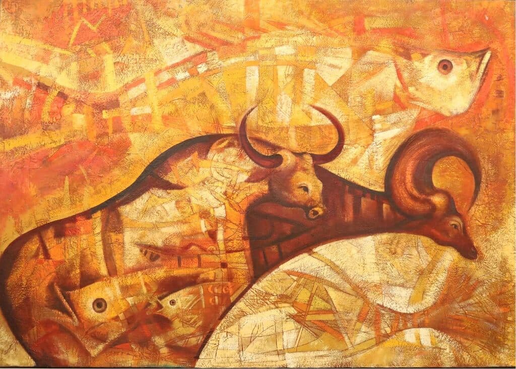 Sin título de Tomás Pineda Matus - Oil on canvas, 1990s