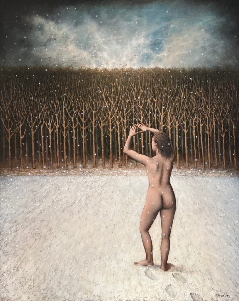 Aleph de Roberto Marquez - Oil on canvas, 1999