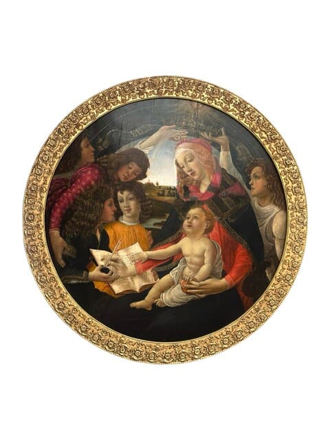 Virgen del Magnificat de Follower of Sandro Botticelli