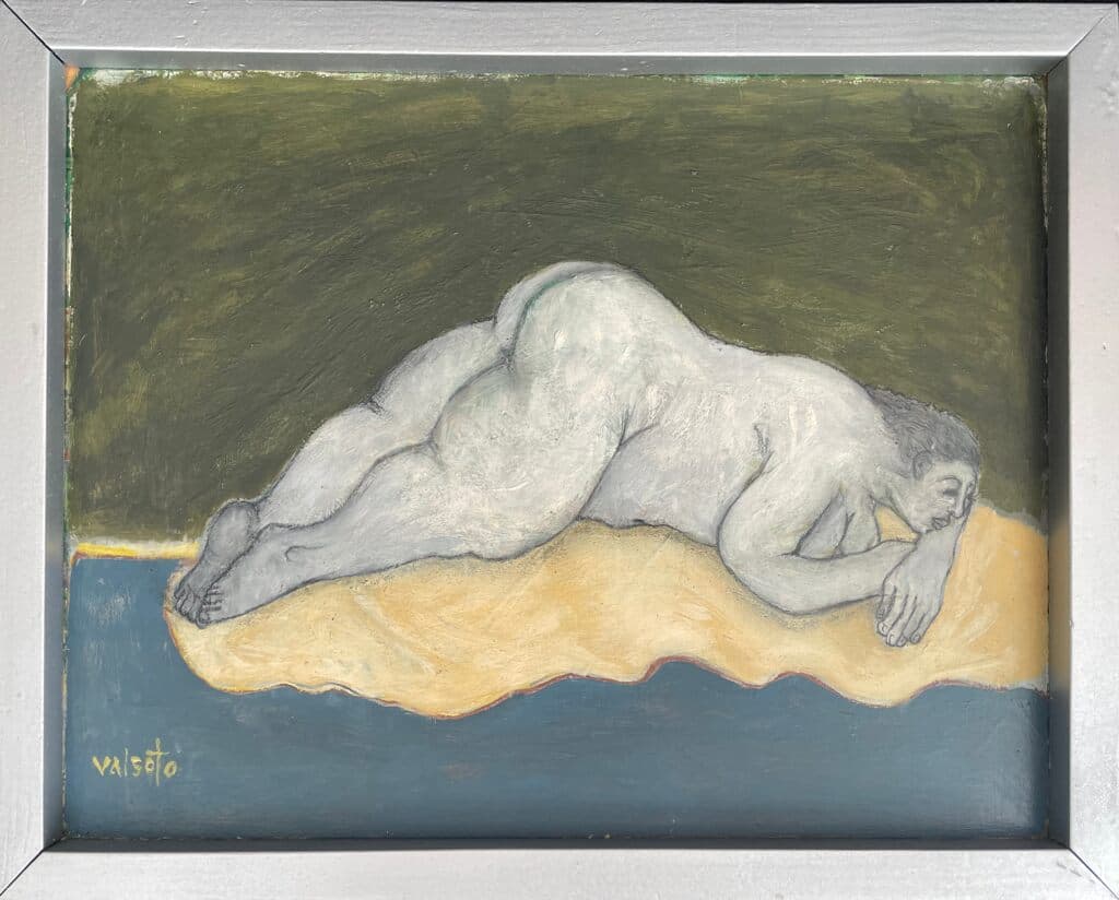 Bañista de Luis Valsoto - Oil on canvas, 2000s