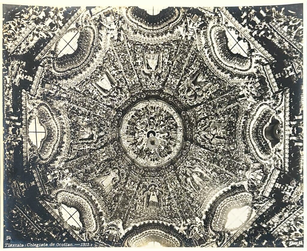 Tlaxcala: Colegiata de Ocotlán de Guillermo Kahlo - Gelatin on silver print, 1920´s