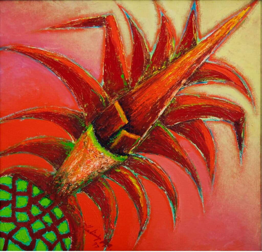 Piña de Vladimir Cora - Acrylic on canvas, 1997