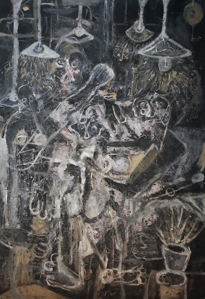 Tertulia de Alex Lazard - Mixed Media, 2022