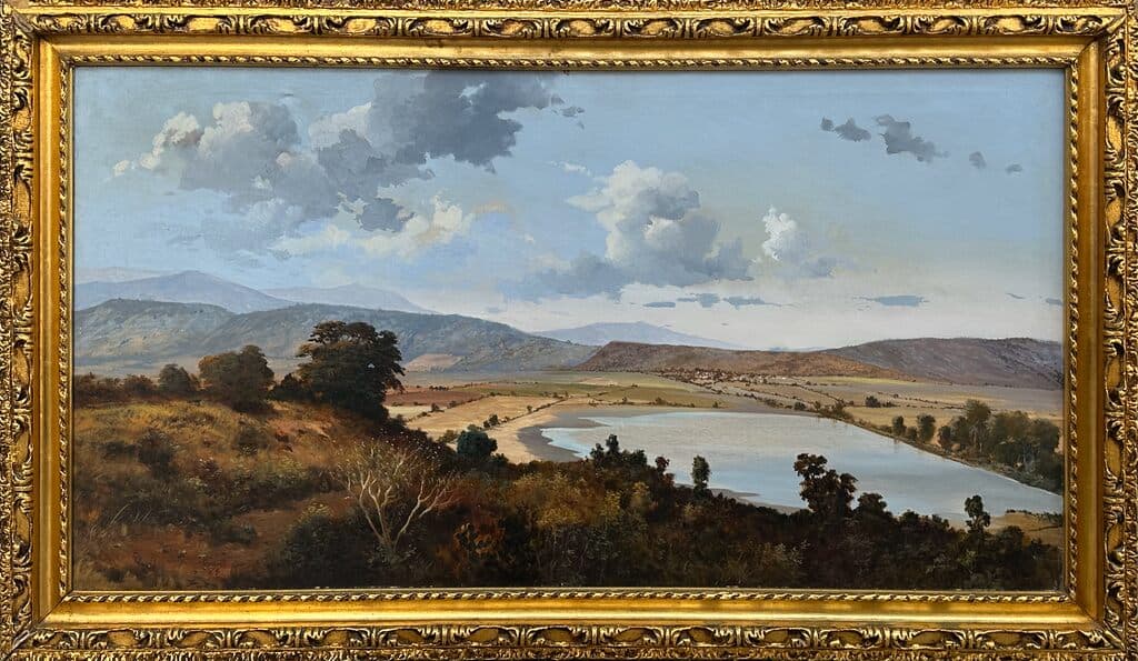 Valle de Ameca de Gilberto Guerra - Oil on canvas, 1974