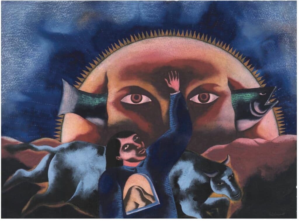 Sin título de Emiliano López Javier - Acrylic, 1987