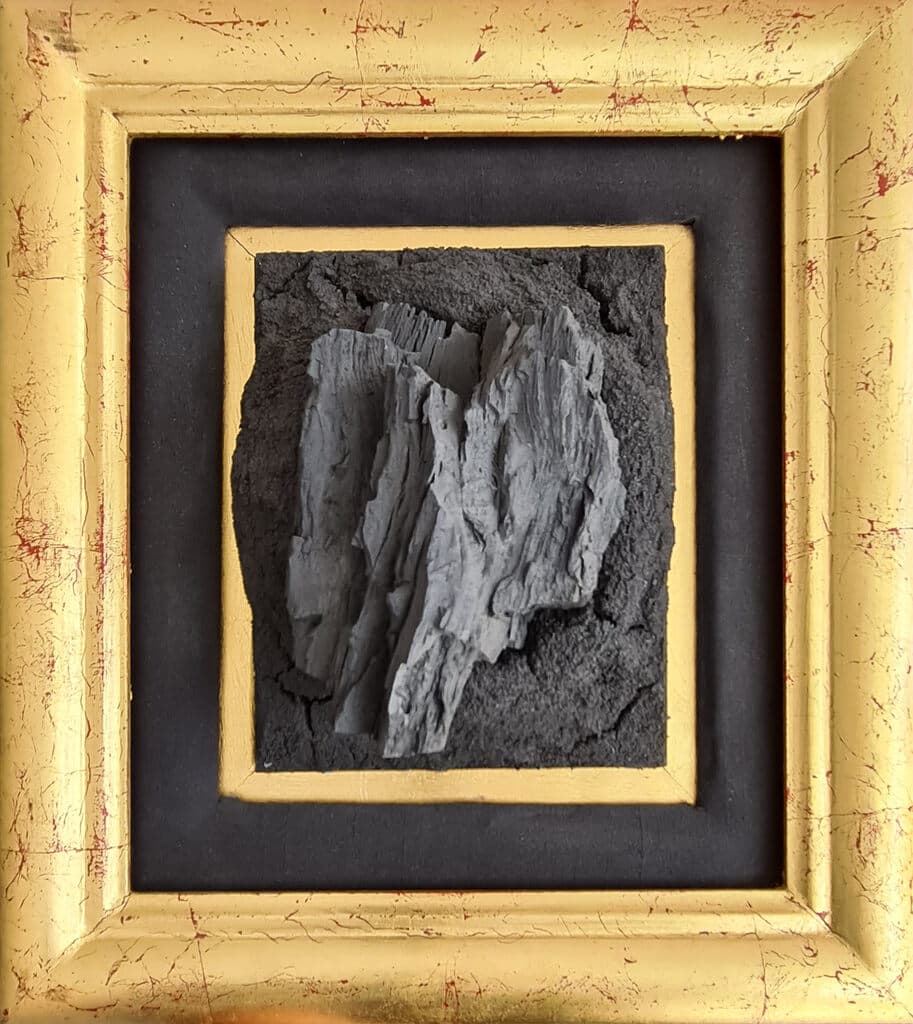 1375 de Beatriz Zamora - Charcoal and wood, 1997