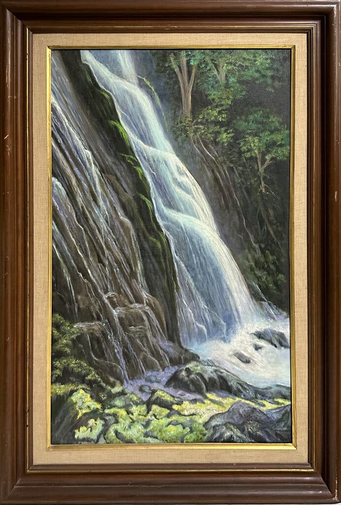 Cascada de Rosendo Soto - Oil on canvas, 1977