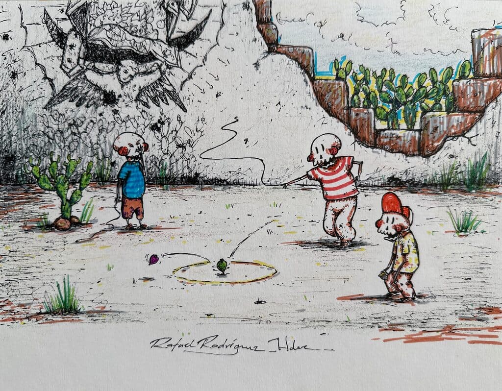 Yoyo de Rafael Rodriguez - Ink on paper, 2020s
