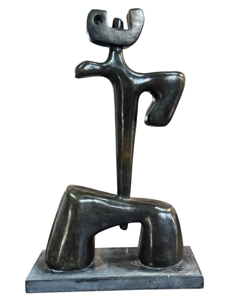 Anthropomorphic Figure de Mathias Goeritz - Bronze, 1960s