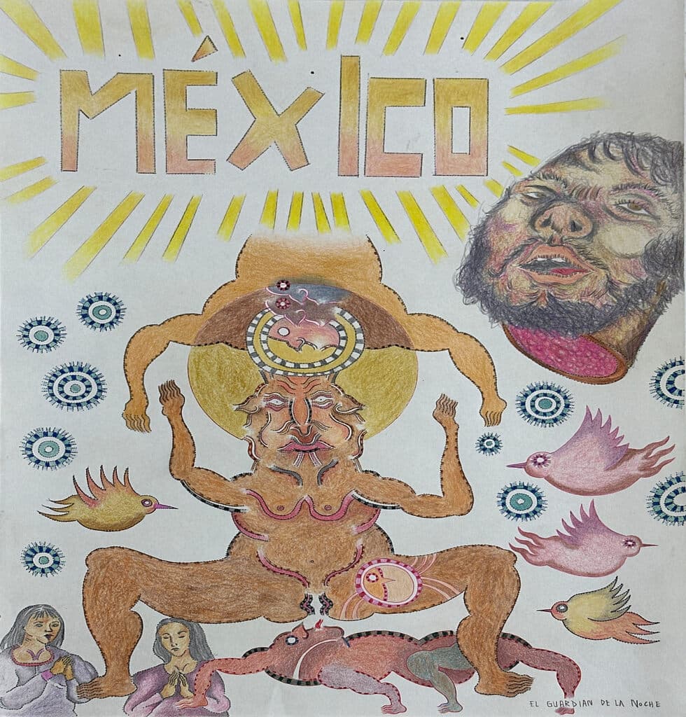 Sin título de Ernesto Loza - Mixed Media on paper, 2020s