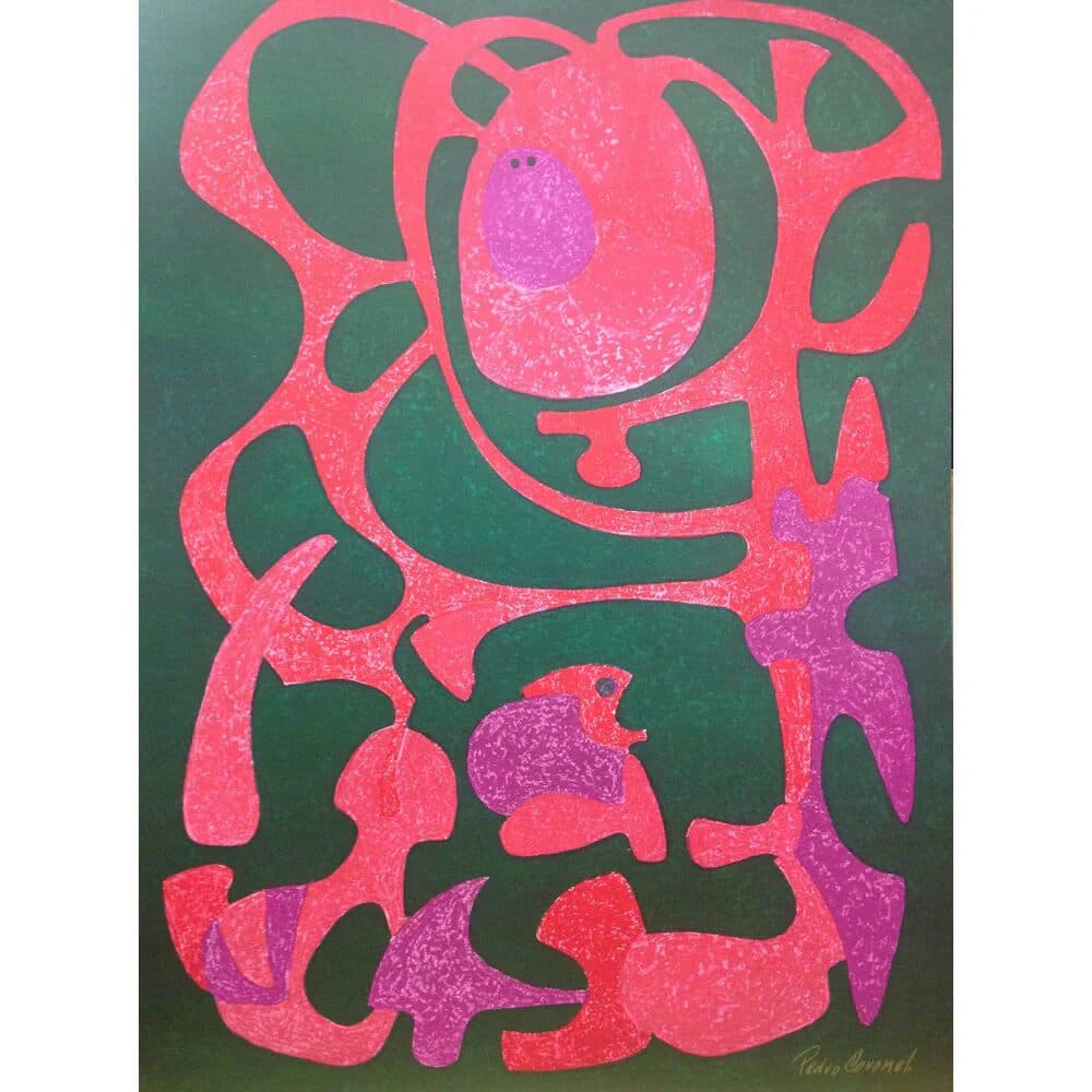 Poética Lunar de Pedro Coronel - Silkscreen