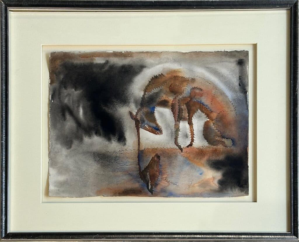 Sin título de Francisco Toledo - Watercolor on paper, 1970s