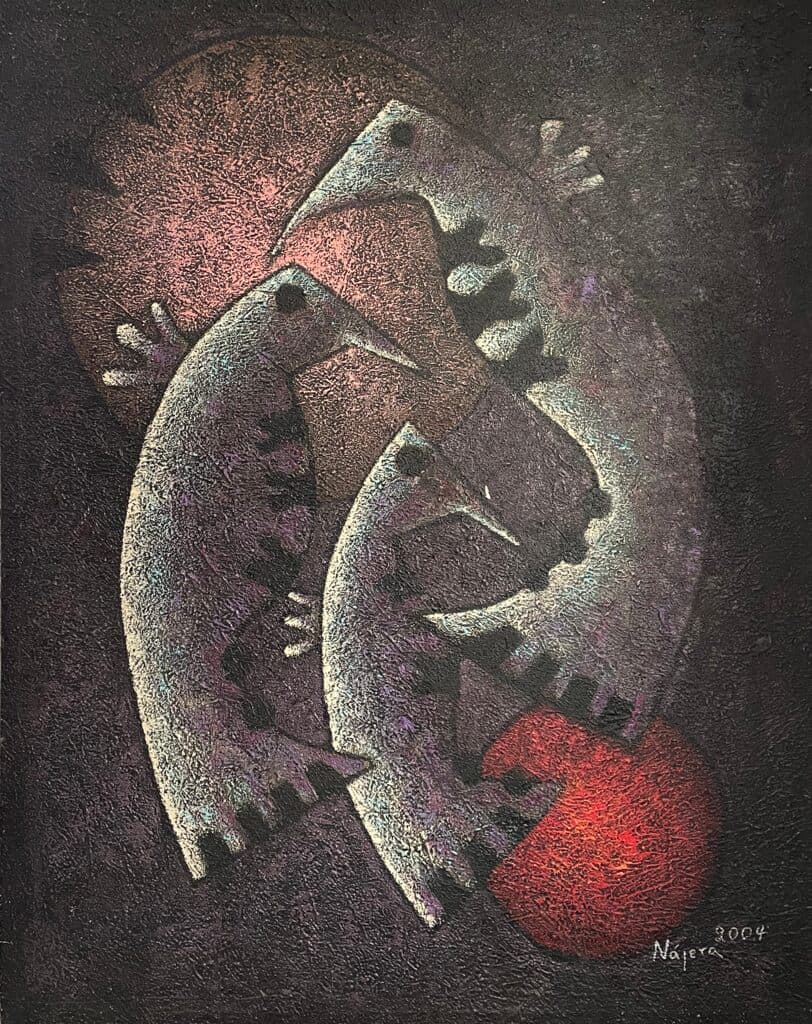 Colibrís Nocturnos de Héctor Nájera - Mixed Media, 2004