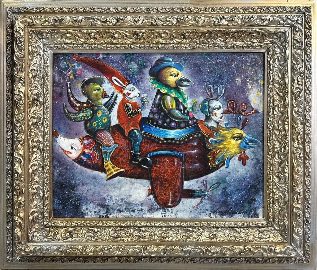 Viaje de Nino Magaña - Oil on canvas, 2010s