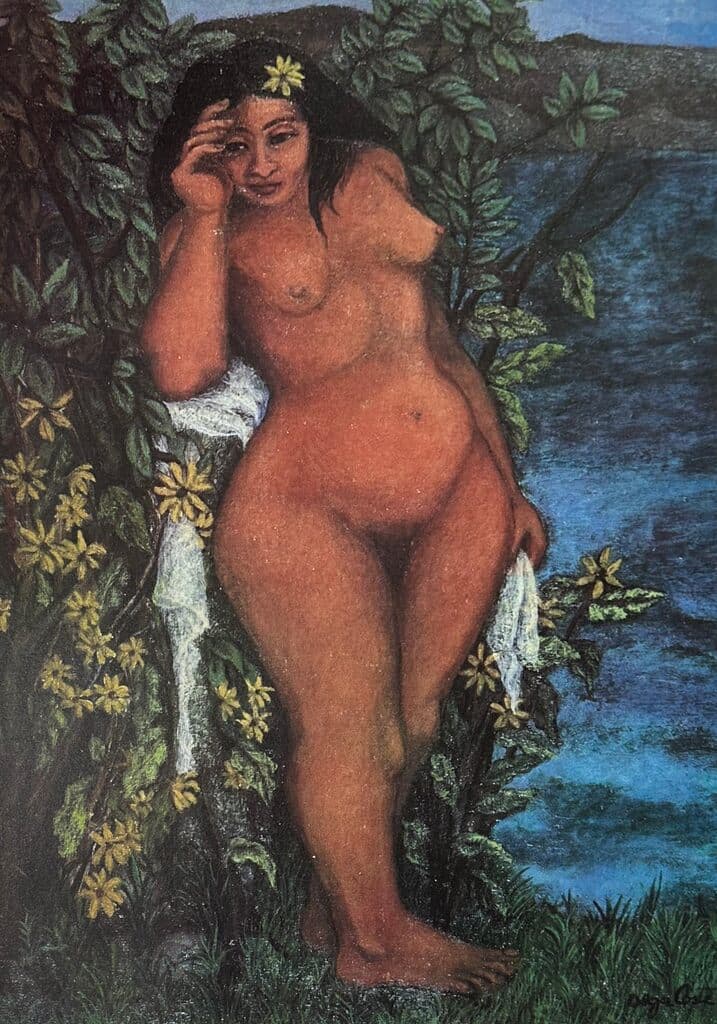 Desnudo de Olga Costa - Lithograph