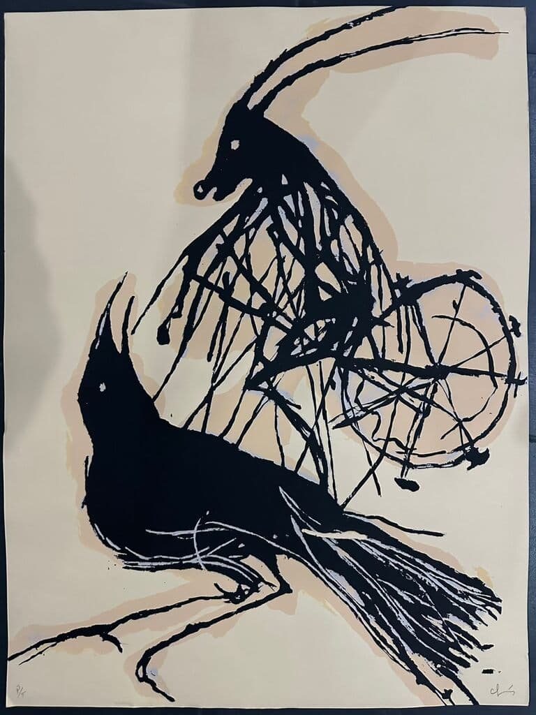 Sin título de Guillermo Olguin - Silkscreen