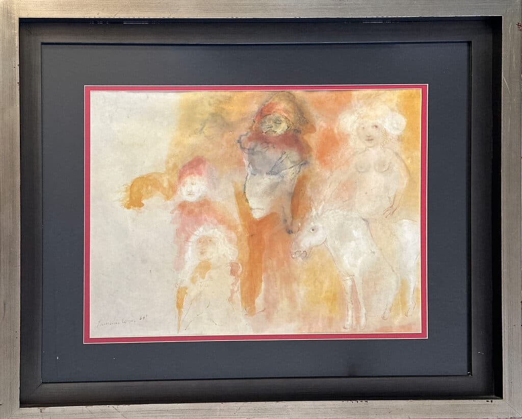 Sin título de Francisco Corzas - Aquatint on paper, 1964