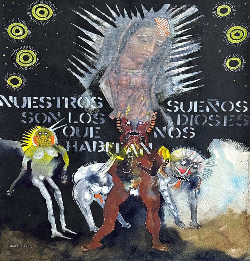 Sin título de Ernesto Loza - Mixed Media on paper, 2020s