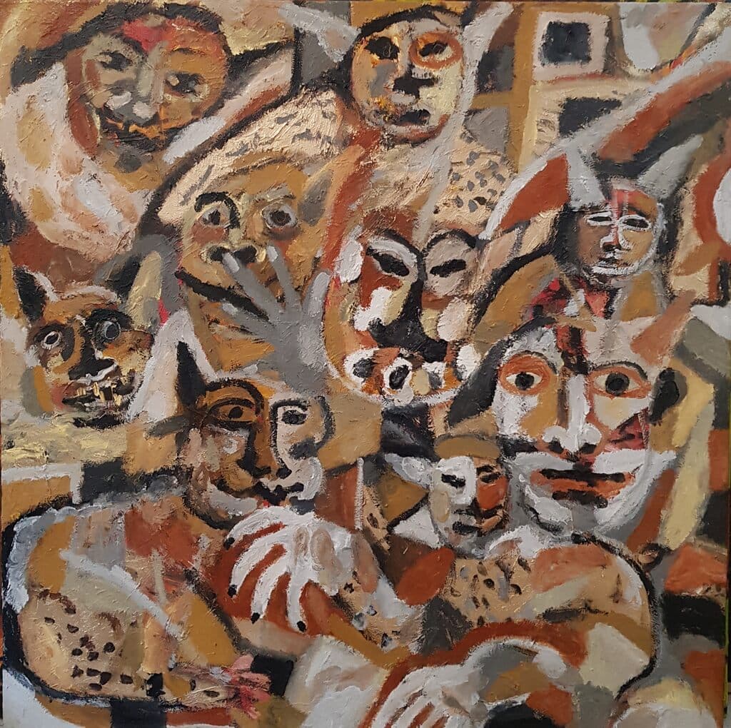 Nahuales de Alex Lazard - Mixed Media, 2022