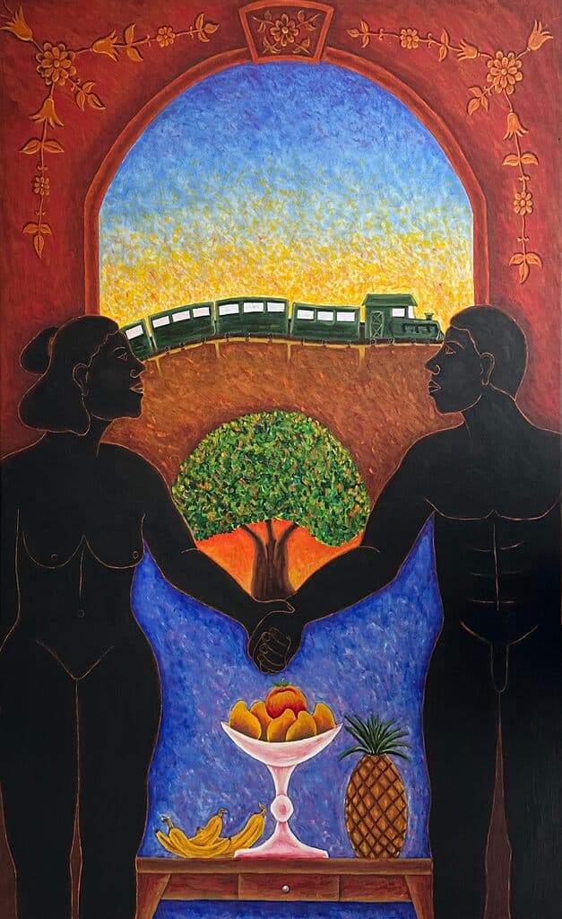 Pareja de Enrique Flores - Oil on canvas, 1995