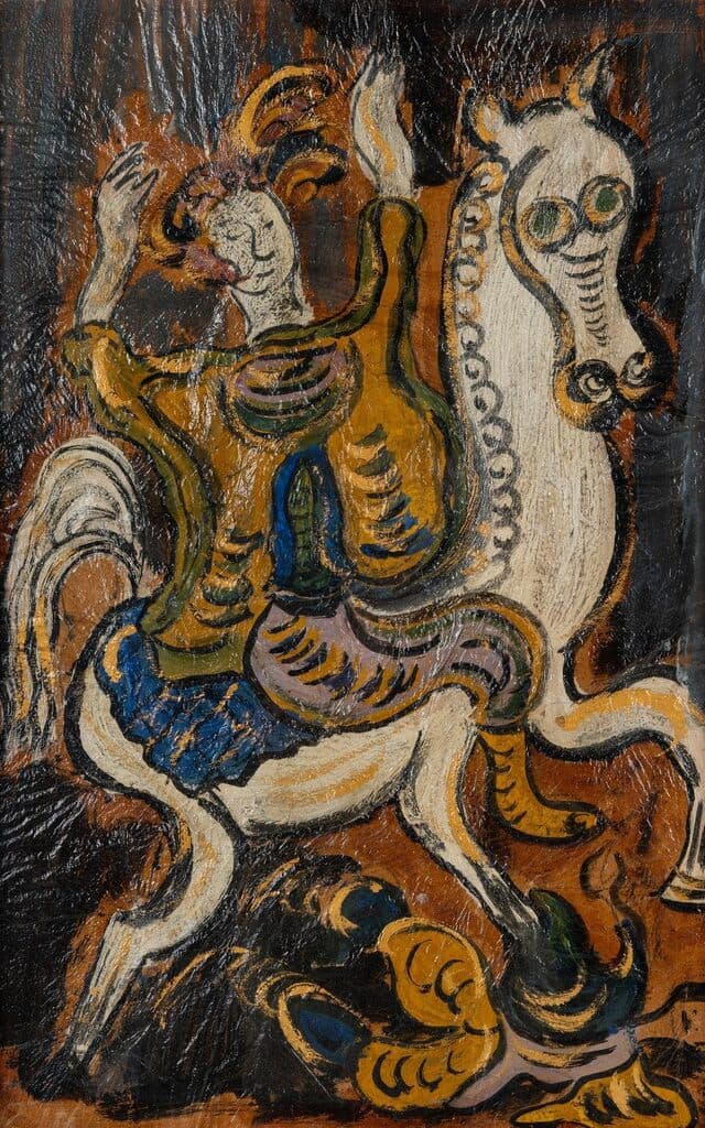San Jorge de Jesus "Chucho" Reyes Ferreira - Oil on paper, 1940-1960