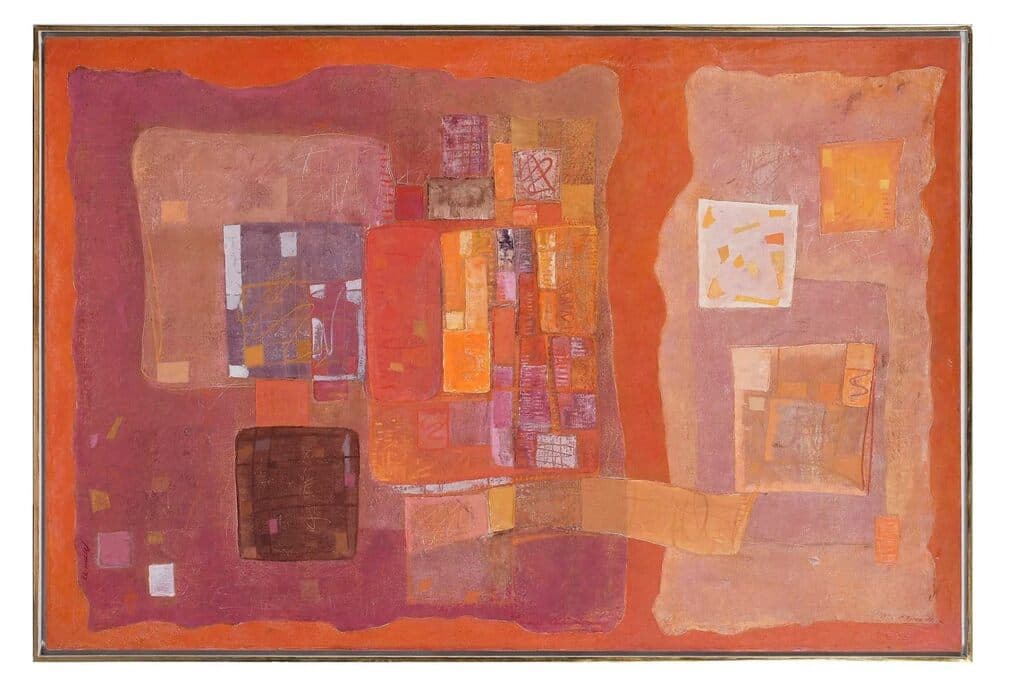 Sin título de Byron Galvez - Oil on canvas, 1977