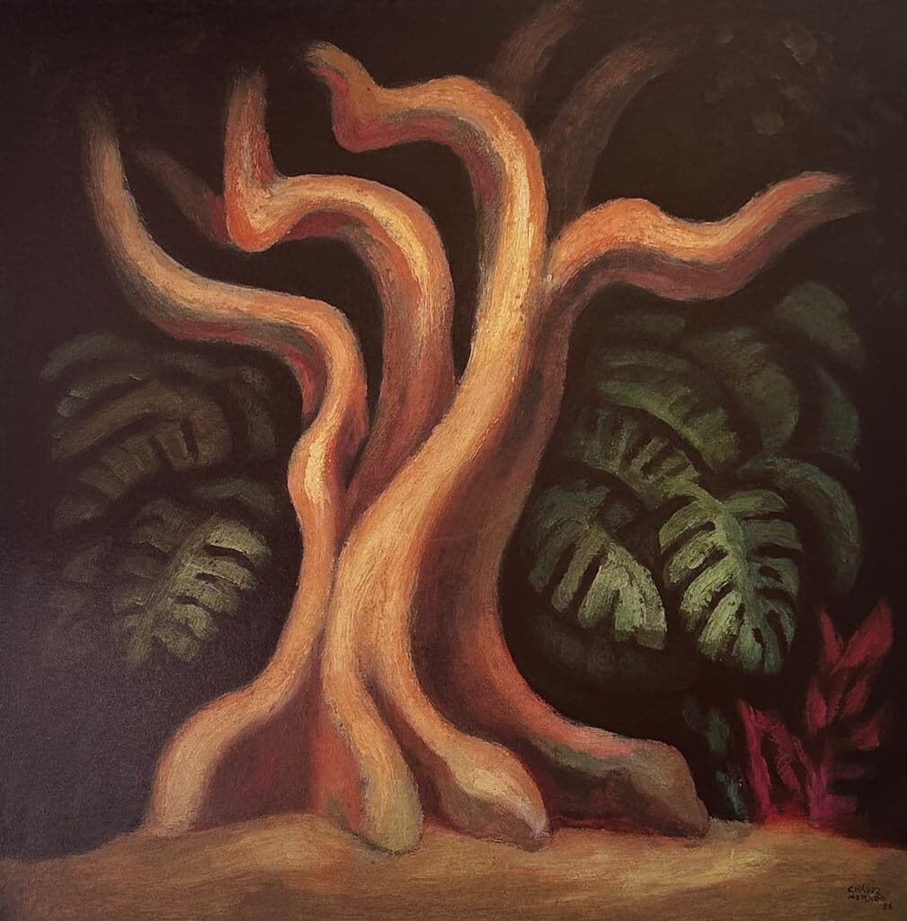 Árbol tropical de José Chávez Morado - Lithograph