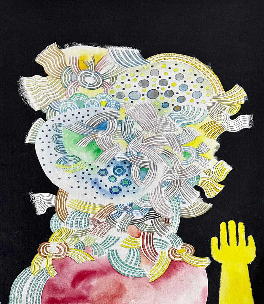 Sin título de Ernesto Loza - Mixed Media on paper, 2020s