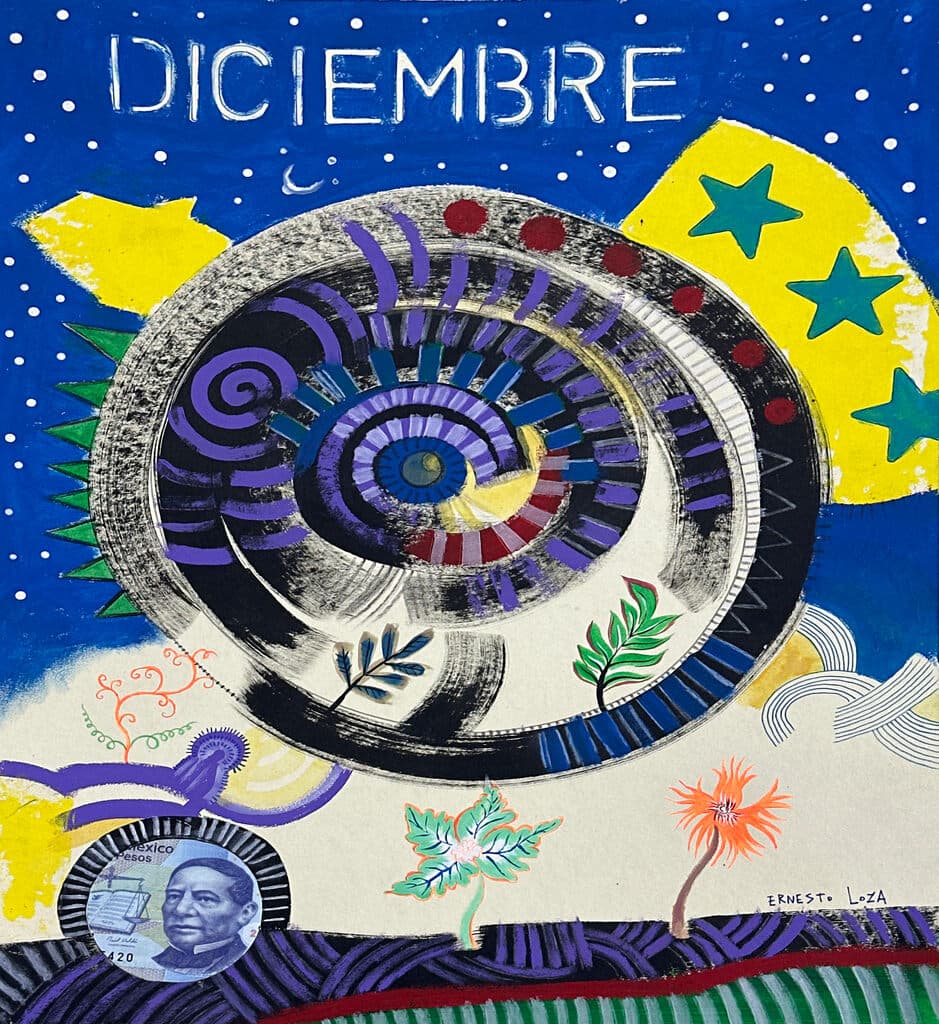Sin título de Ernesto Loza - Mixed Media on paper, 2020s