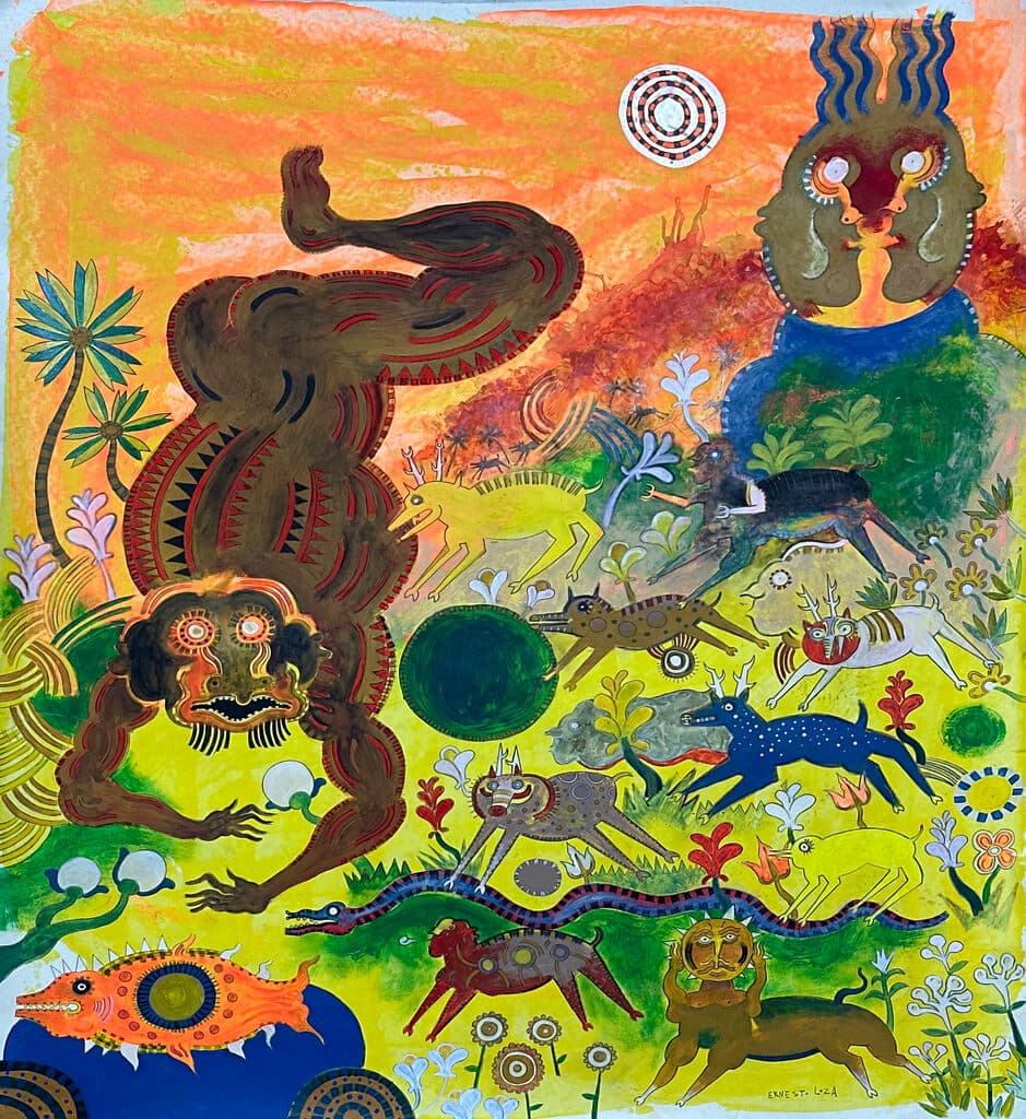 Sin título de Ernesto Loza - Mixed Media on paper, 2020s