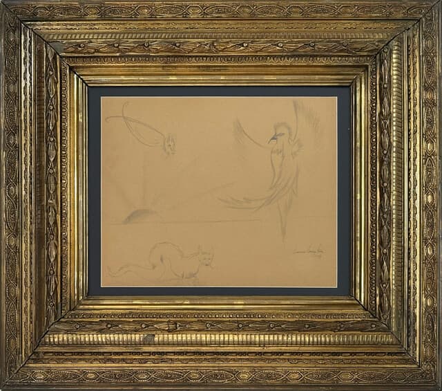 Boceto de Leonora Carrington